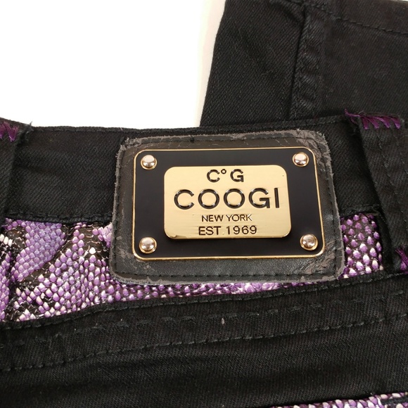 COOGI Women's Black Skinny Jeans - 9/10 - Picture 3 of 5
